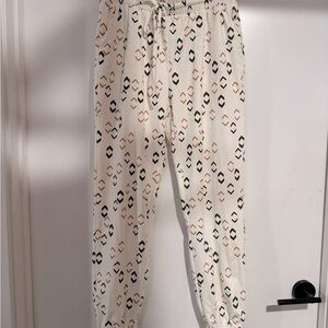 Rachel Zoe mid-rise White Joggers